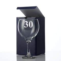 Personalised 30th Birthday Gin and Tonic Glass with Name and Sentiment Gift for Her Personalised Gin Glasses ukgiftstoreonline