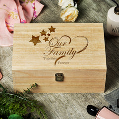 Family Sentiment Memories Keepsake Box - ukgiftstoreonlione
