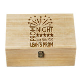 Personalised Prom Night Gift Keepsake Box Engraved