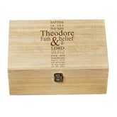 Baptism Keepsake Gift Personalised Wooden Memory Box