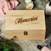 Wedding Keepsake Box Bride Groom - Wedding Gifts Mr Mrs - Engagement Gifts Couples - Housewarming Gifts Friends Women - Memories Wooden Keepsake Box - ukgiftstoreonline