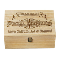 Grandad Gift Personalised Special Keepsake Box Gift