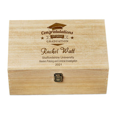 Congratulations On Your Graduation Personalised Memories Keepsake Box