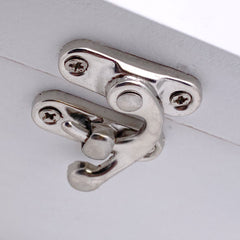 ukgiftstoreonline Personalised Luxury Birthday Lavender Wreath Keepsake Wooden Box