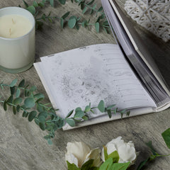 Beautiful Wedding Photo Picture Album With 3D Rings In Box 80 x 6 x 4 Photo Album ukgiftstoreonline