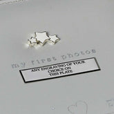 Personalised Gorgeous Baby Photo Album 80 Pictures Raised Stars