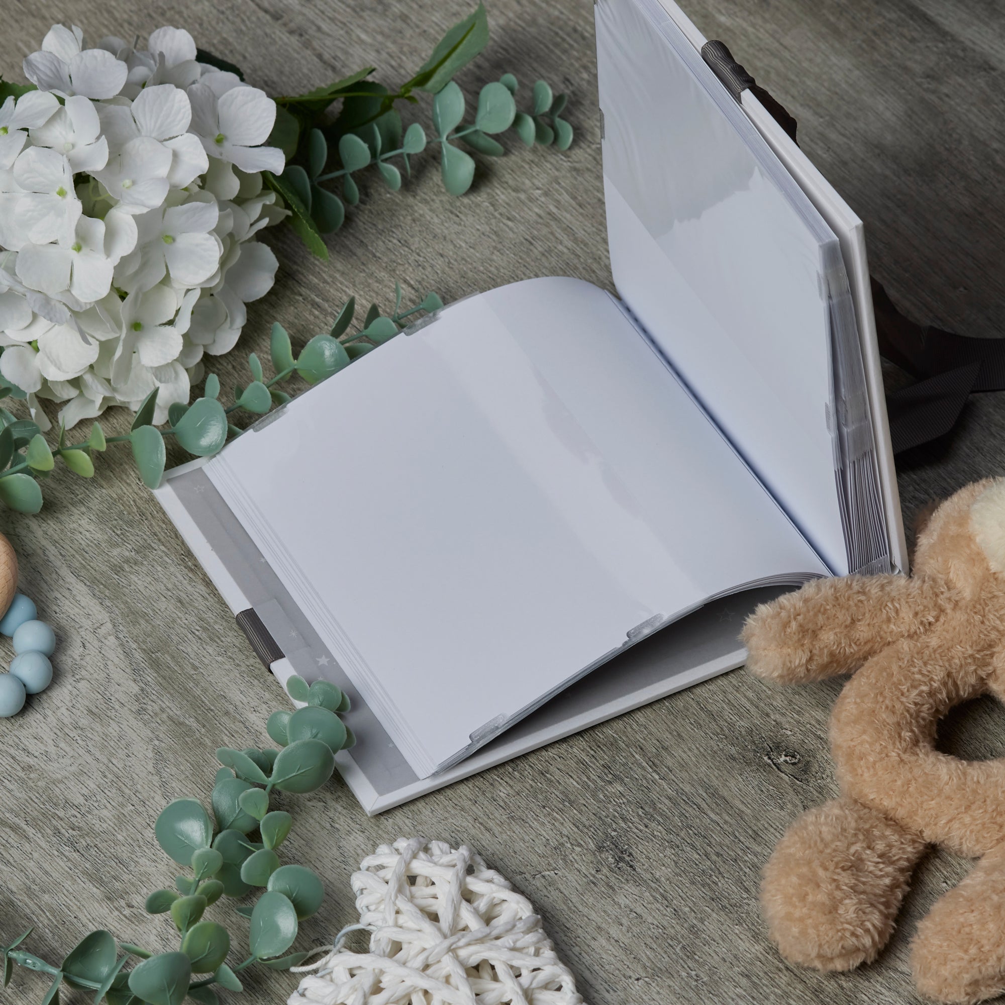 Personalised Christening Day Photo Album Gift With Raised Icons Boxed Christening Photo Album ukgiftstoreonline