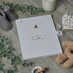 Personalised Baby Keepsake Journal Book Milestones and Memories