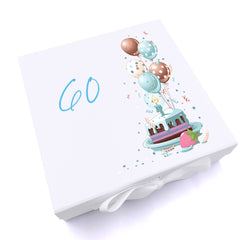 Personalised 60th Birthday Gifts For Him Keepsake Memory Box