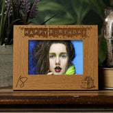 Personalised 18th Birthday Photo Frame Gift with Balloons Landscape