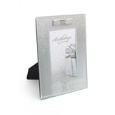 Personalised 30th Birthday Photo Frame Silver Glitter Gift