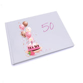 Personalised 50th Birthday Gifts For Her Guest Book