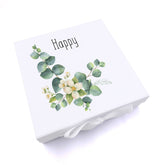ukgiftstoreonline Personalised Any Age Birthday Eucalyptus Keepsake Memory Box Gift
