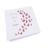 Personalised Auntie In Loving Memory Butterflies Photo Album