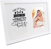 Personalised Baby Memorial Remembrance The Littlest Feet Photo Frame