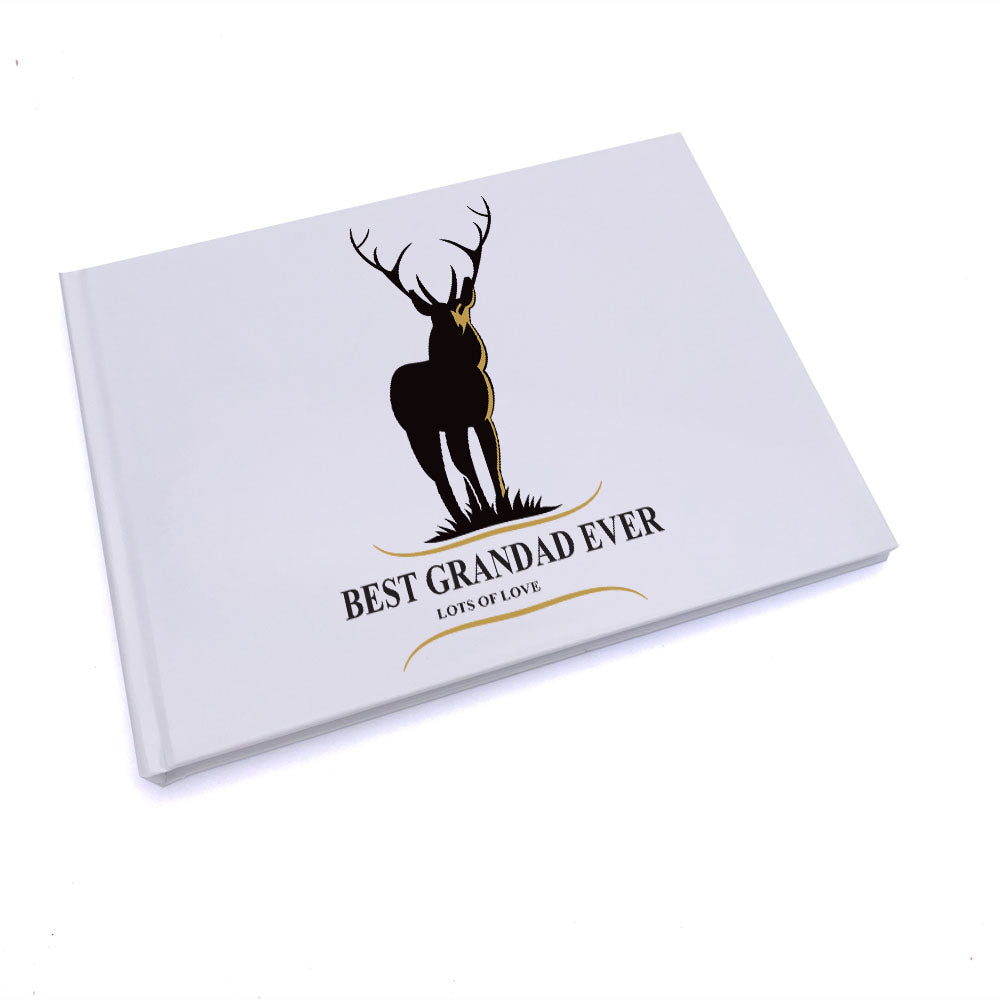 Personalised Best Grandad Ever Guest Book Guest Book ukgiftstoreonline