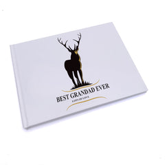 Personalised Best Grandad Ever Guest Book Guest Book ukgiftstoreonline
