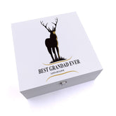 ukgiftstoreonline Personalised Best Grandad Ever Keepsake Wooden Box