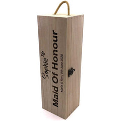 Personalised Bridesmaid, Maid Of Honour, Mother Of The Groom Mother of the Bride Champagne or Wine Bottle Holder Gift