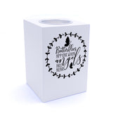 Personalised Butterflies Appear When Angels Are Near Remembrance Tea Light Holder