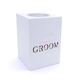 Personalised Mother Of Groom Wedding Tea Light Holder