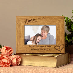 Personalised Nanny As Wonderful As You Photo Frame gift
