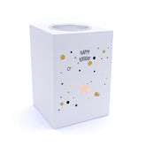 Personalised Polka Dot Design Tea Light Holder