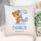Personalised Teddy Design Baby Cushion Gift
