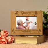 Personalised Wonderful Gran Engraved Wooden Photo Frame Gift