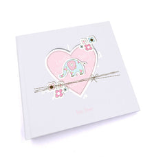 Personalised Baby Shower Heart Design Photo Album Baby Photo Album ukgiftstoreonline