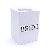 Personalised Bride Wedding Tea Light Holder