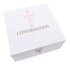 ukgiftstoreonline Personalised Confirmation Ornate Cross Keepsake Wooden Box