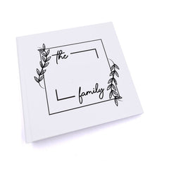 Personalised Family Name Leaf Design Photo Album