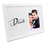 Personalised Happy Diwali Script Style Font Photo Frame
