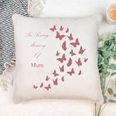 Personalised Mum In Loving Memory Butterflies Design Cushion Gift Personalised Cushion Gifts ukgiftstoreonline