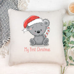 Personalised My First Christmas Cushion Gift