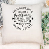 Personalised Those we love memorial remembrance Cushion Gift