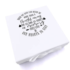 ukgiftstoreonline Personalised Those we love memorial remembrance Keepsake Memory Box Gift