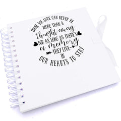 Personalised Those we love memorial remembrance Scrapbook Photo Album