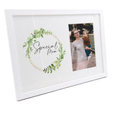 Personalised Special Mum Wreath Design Gift Photo Frame