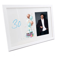 Personalised 30th Birthday Gifts for him Photo Frame