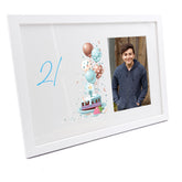 Personalised 21st Birthday Gifts for him Photo Frame
