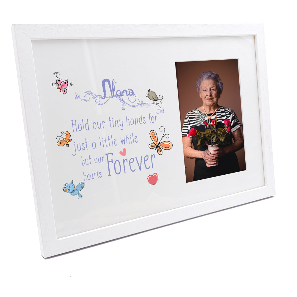Personalised Nans Hold Our Hands Photo Frame Nan Photo Frame ukgiftstoreonline