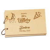 Personalised 60th Birthday Scrap Book Photo Album Keepsake Book