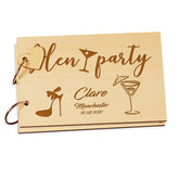 Personalised Hen Night Scrap Book Photo Album Guest Book