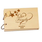 Personalised Family Scrap Book Photo Album Keepsake Book