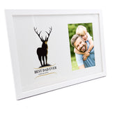 Personalised Best Dad Ever Photo Frame