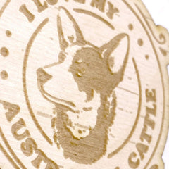 Australian Sheepdog or Cattle Dog keyring or Bag Charm Gift - ukgiftstoreonline