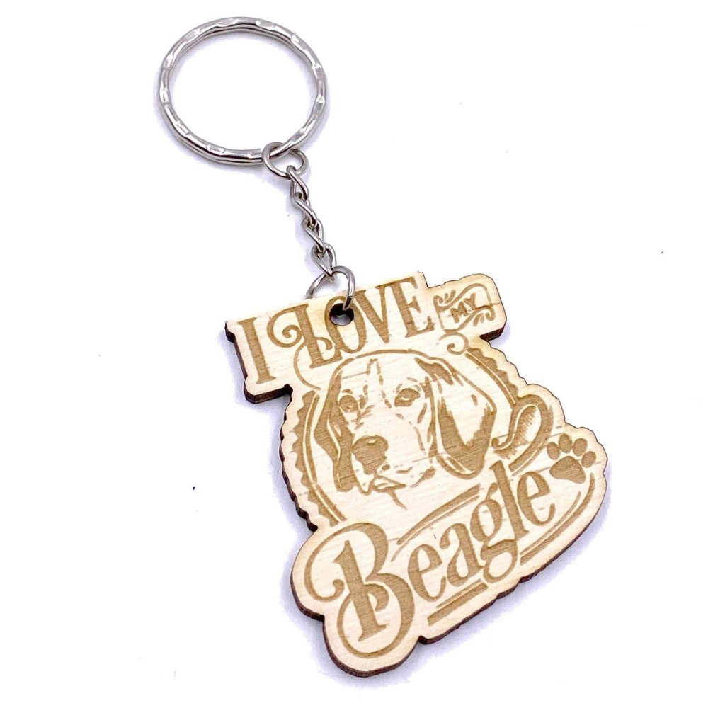 Beagle Dog keyring or Bag Charm Gift - ukgiftstoreonline