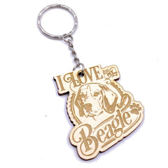 Beagle Dog keyring or Bag Charm Gift - ukgiftstoreonline